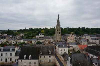 The view from château de Langeais.