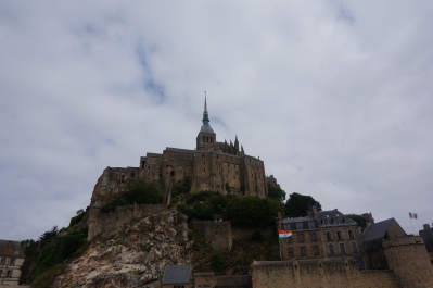 The Mont Saint Michel.